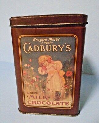 cadbury almond in a metal box 80s|Cadbury's Milk Chocolate Metal Tin Box Advertising Container .